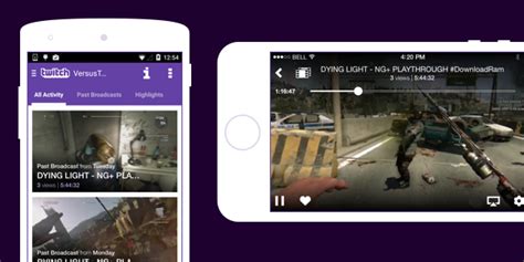 1)choose the camera mode and twitch platform. Video On Demand Comes To Mobile! - Twitch Blog