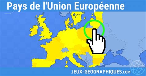 Carte Des Pays De Lunion Européenne Le Carte