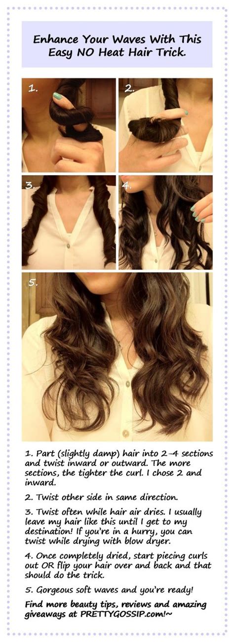 More images for how to make your hair wavy without heat » 10 Ways to Curl Your Hair Without Iron - Pretty Designs
