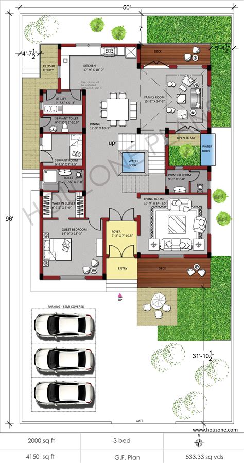 Duplex House Plans Houzone1518790 2647×5035
