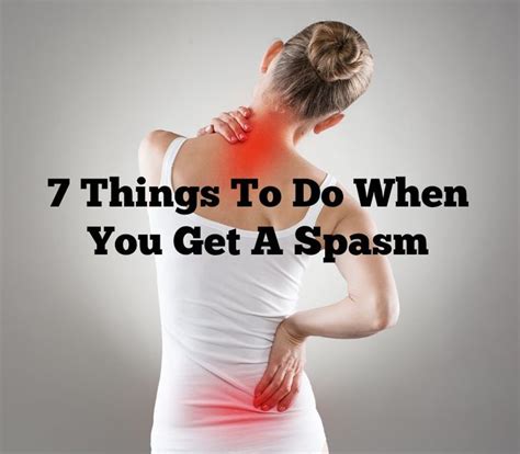 7 Things To Do When You Get A Spasm Muscle Spasms Stomach Muscles