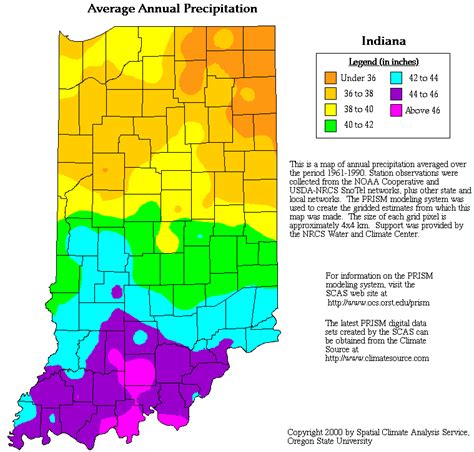 Us Average Rainfall Map