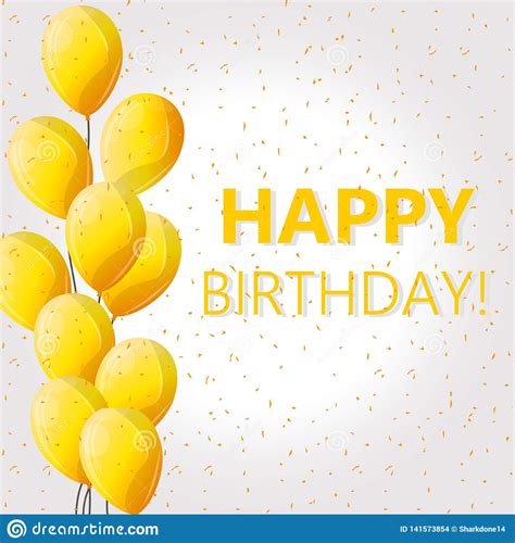 Happy Birthday Typography Vector Design For Greeting Cards And Poster