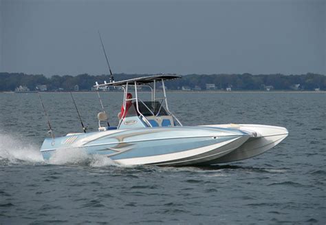 Research Hustler Powerboats 25c3 Speedfish Center Console Boat On