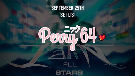 ニック Perry 64 Latin All Stars Festival 2022 Set List Youtube