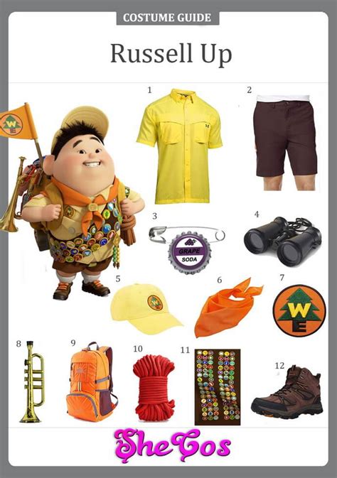 Complete Guide To Russell Up Costume Shecos Blog In Russell Up