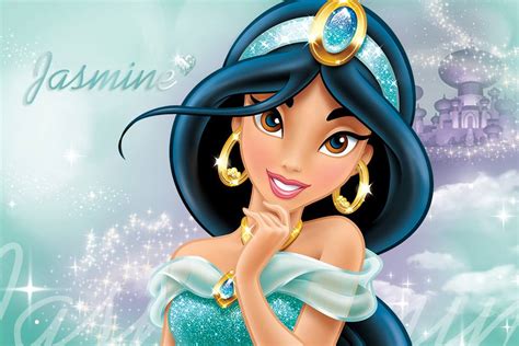 Princess Jasmine White Background