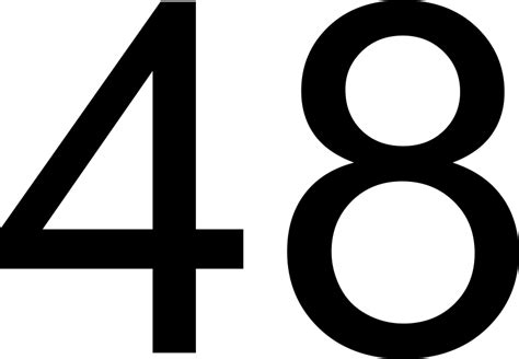 48 — сорок восемь натуральное четное число регулярное число число