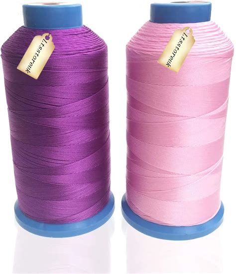 Bonded Nylon 40s Sewing Thread 500m Yellow Each Uk Home