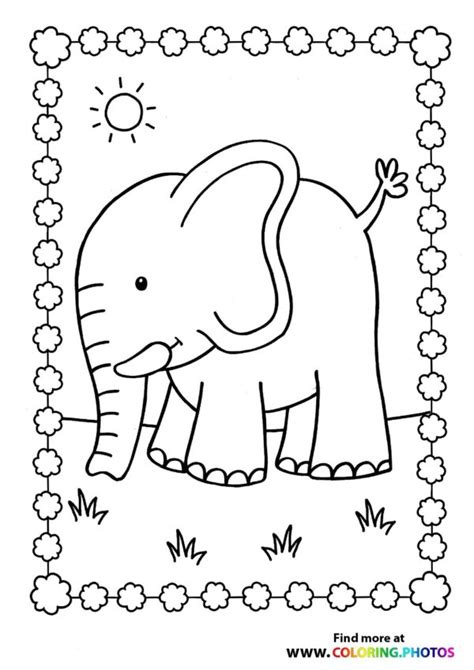 Animals Coloring Pages For Kids Free And Easy Print Or Download