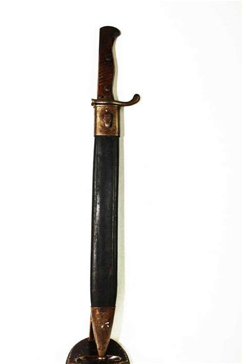 German Wwi Sawback Bayonet 1898