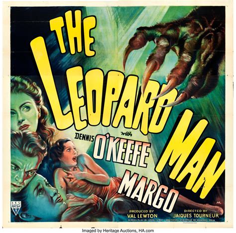 The Leopard Man Rko 1943 Six Sheet 80 X 81 Movie Lot