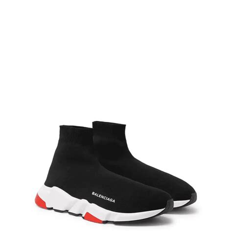 Balenciaga Speed Trainer Black Red Sneaky חנות הנעליים שלך