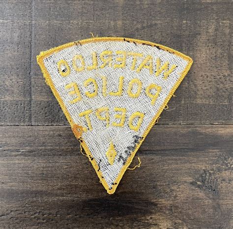 Vintage Waterloo, Iowa Police Patch, IA Patch | eBay