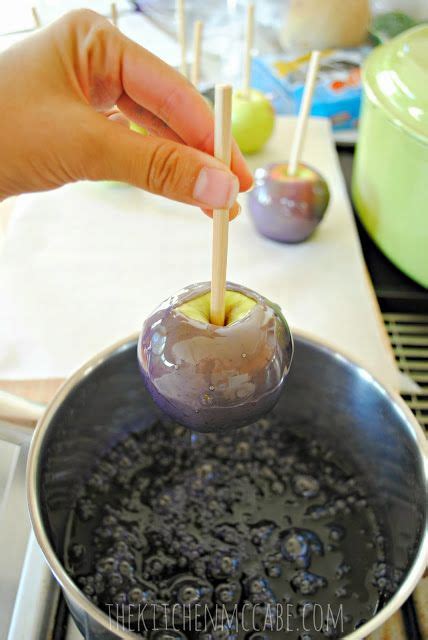 The Kitchen Mccabe Puple Candied Apples With Tutorial Candy Apple