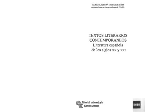 Download Pdf Textos Literarios Contemporáneos Oq1zedvzgp02