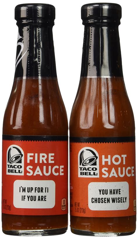 Taco Bell Fire Sauce And Taco Bell Hot Sauce Combo Buy Online In United
