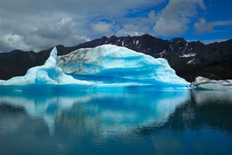 Download National Park Reflection Usa Ocean Mountain Landscape Ice