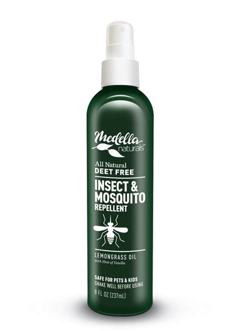 Medella Naturals All Natural Deet Free Insect And Mosquito Repellent