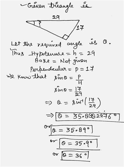 Solved Find The Measure Of The Indicated Angle To The Nearest Degree