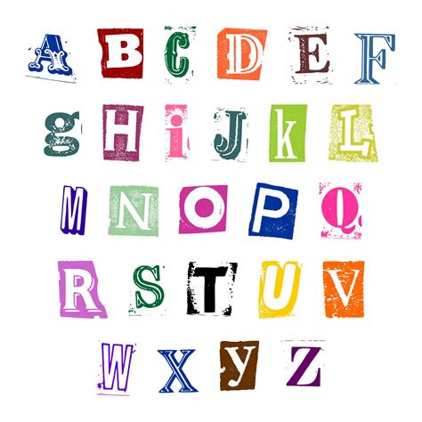 Printable Letters Cut Out Free Alphabet Letter Templates To Print And