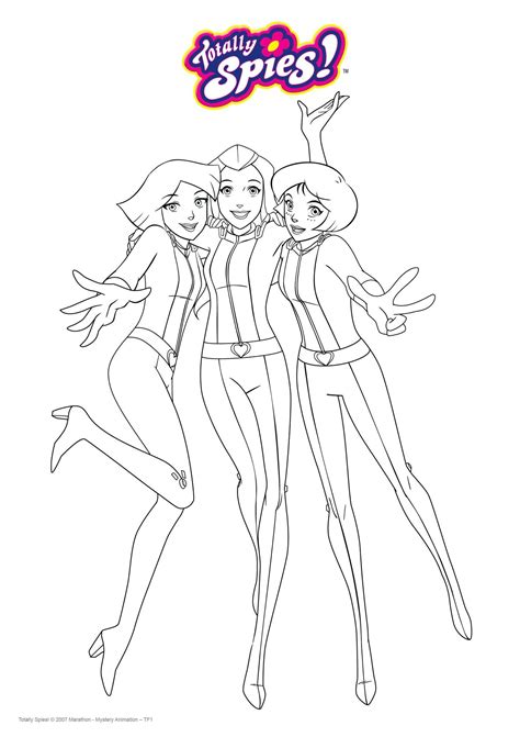 Coloriage Les Totally Spies Coloriage Totally Spies Coloriages