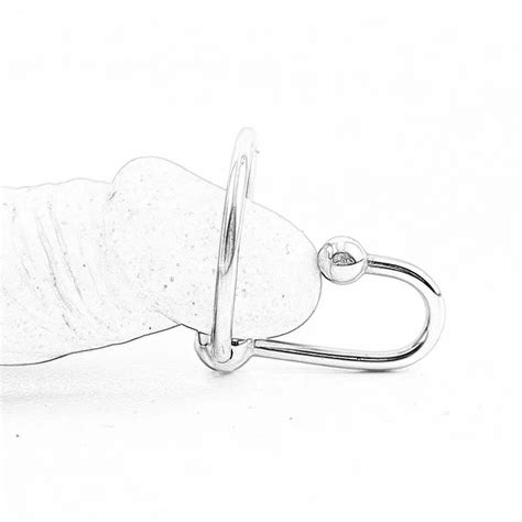 Beeger Halo Urethral Plug With Glans Ring Trap Your Cock Head In Ruthless Stainless Steel