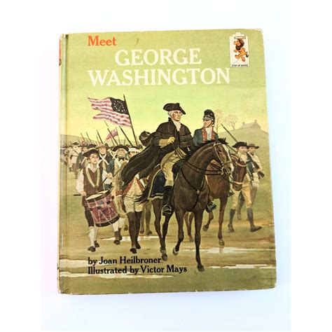 Meet George Washington Childrens Book 1964 Hardcover George Washington