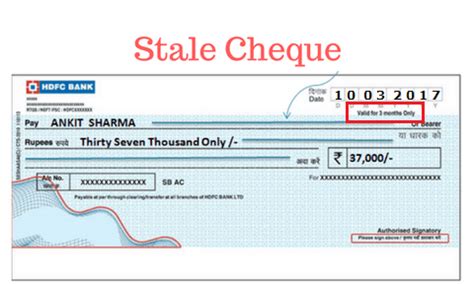 A stale cheque is one which is outstanding for a period more than 3 months from the issue date. Stale Dated Cheque Canada - softhrsoftclick