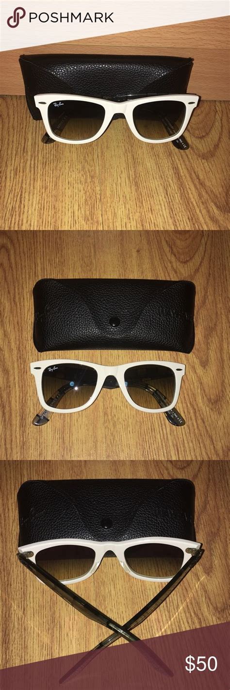 ray ban white wayfarer sunglasses accessories ray bans women shopping