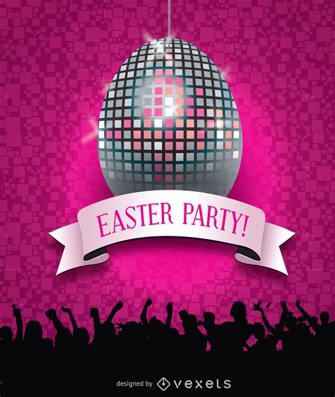 Easter Nightclub Party Vector Download