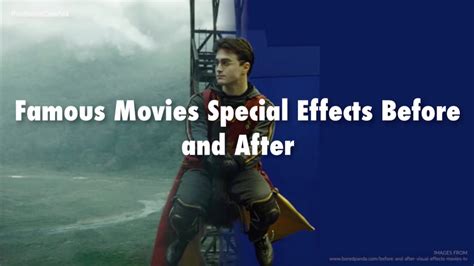 Do cgi special effects outperform practical effects? Famous Movies Special Effects Before and After | Hollywood ...