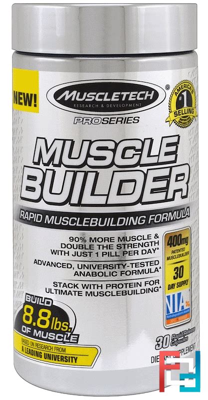 Pro Series Muscle Builder Muscletech 30 Rapid Release Capsules