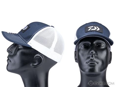 Daiwa D VEC Trucker Hat W Embroidered Logo Color Navy White MORE