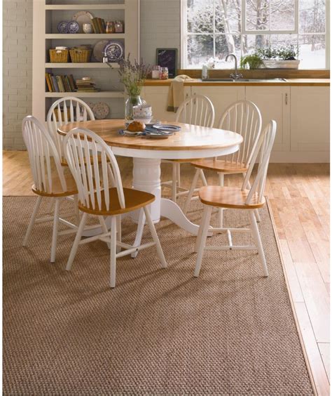 Message me with questions pickup only if it is listed it is available Buy Kentucky White/Natural Extendable Dining Table and 6 ...