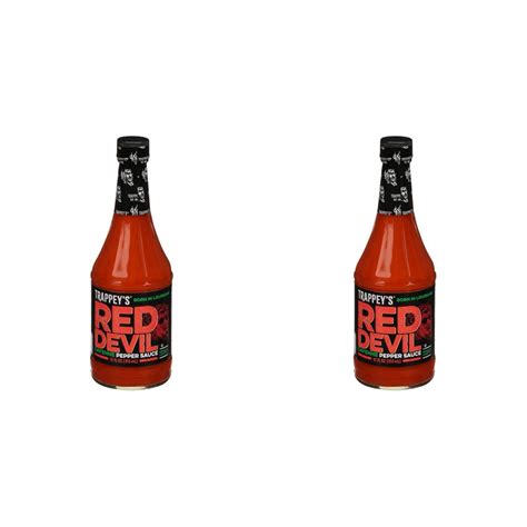 2 Count 12 Oz Trappeys Red Devil Hot Sauce 316 158 Each Free Shipping W Prime Or 25