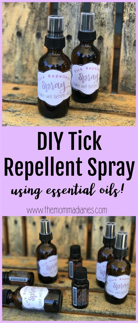 Diy Tick Repellent Spray Using Essential Oils The Momma Diaries Tick