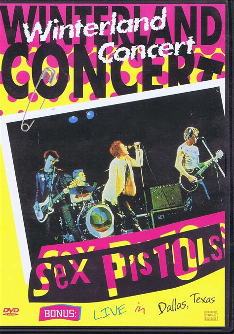 Sex Pistols Winterland Concert Live In Dallas Dvd Sex Pistols Películas Y Tv