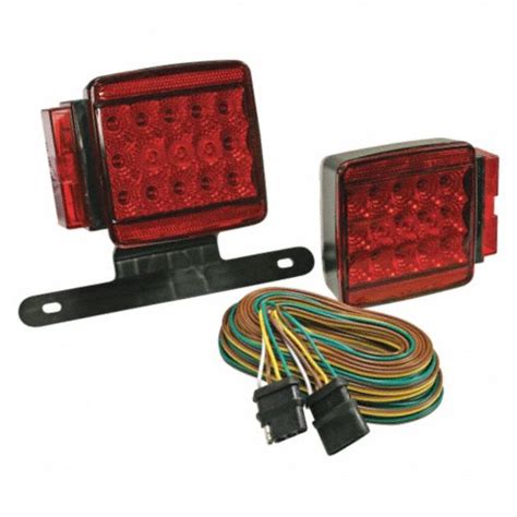 Reese Utility Trailer Lighting Kit Red Led 21t09873858 Grainger