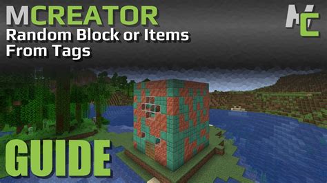 Mcreator Random Item Or Block From Tag 20221 Youtube