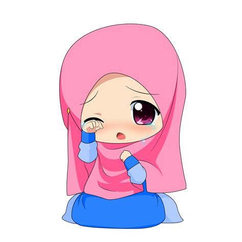 Animasi Muslimah Png Free Image Download