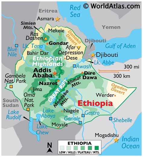 Ethiopia Map / Geography of Ethiopia / Map of Ethiopia ...