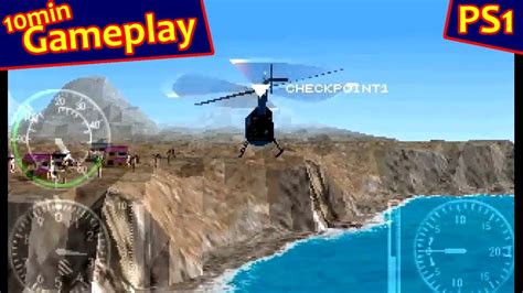 Rescue Copter Ps1 Gameplay Youtube