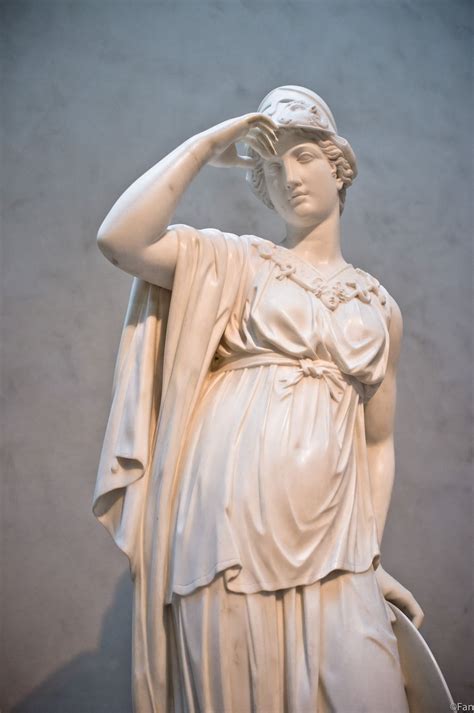 The Goddess Athena Sculpture At The Getty Center Los Angeles Usa In
