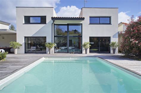 maison moderne piscine