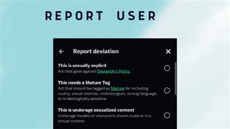How To Report Someone On Deviantart