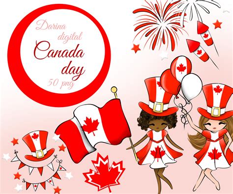 Canada Day Clipart By Digitaldesignsandart Thehungryjpeg