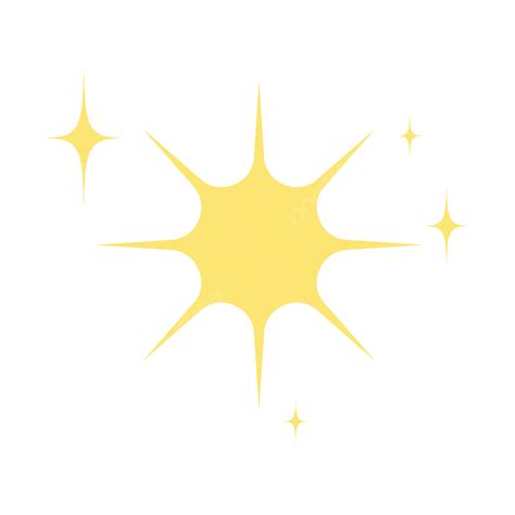 Light Star Shine Vector Png Images Star Light Shining Yellow Picture