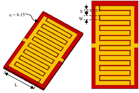 Microstrip Interdigital Capacitor Design Structure Download