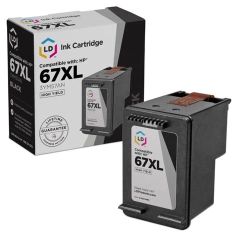 Remanufactured Ink Cartridges For Hp 3ym57an 67xl Hy Black